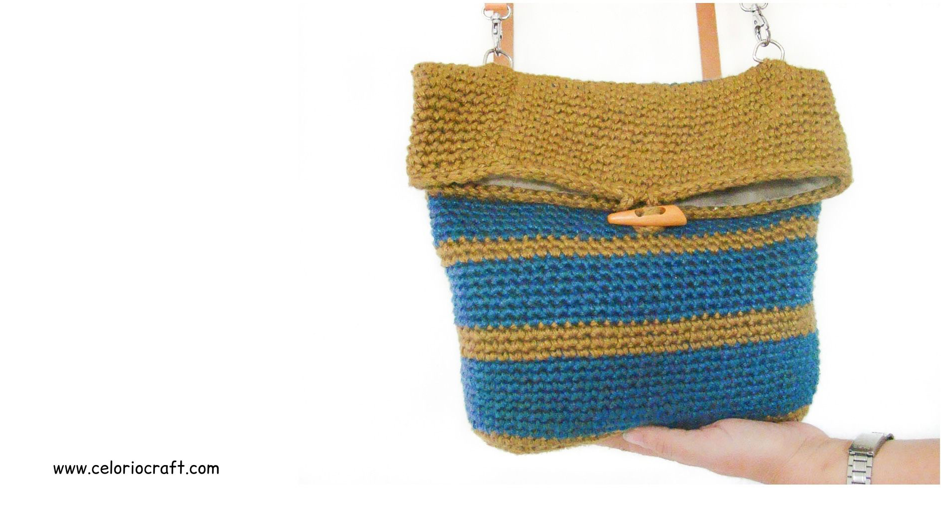 Mochila “Ocean” de Crochet + Patrón Gratis