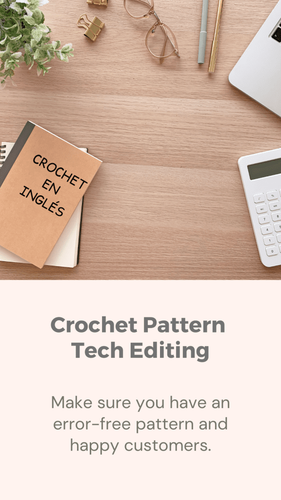 crochet pattern tech editor