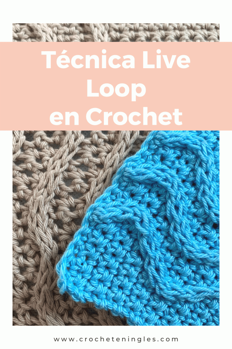 live loop cable en crochet
